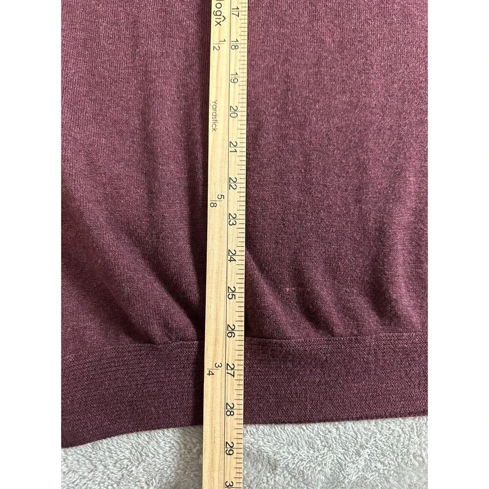 Victoria’s Secret Cashmere Blend Oversized Sweater XL Burgundy Y2K Cozy Soft - Picture 4 of 8
